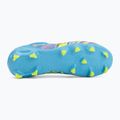 Vaikiški futbolo bateliai PUMA Future 9 Match Advanced Level FG/AG Jr puma white/blue glimmer/pink glimmer/yellow alert 4