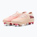 Futbolo bateliai PUMA Future 9 Ultimate Low FG sugared almond/puma white/ultra red/puma black 3
