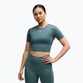 Moteriški treniruočių marškinėliai PUMA x HYROX Pwrmode Crop herb garden