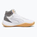 Vyriški krepšinio bateliai PUMA Playmaker Pro Mid Trophies ash grey/cast iron/puma gold 9