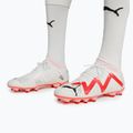 Vyriški futbolo bateliai PUMA Future Pro FG/AG puma white/puma black/fire orchid 2