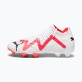 Vyriški futbolo bateliai PUMA Ultimate FG/AG puma white/puma black/fire orchid 11