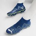 Vyriški futbolo bateliai PUMA Future Match+ Ll FG/AG persian blue/puma white/pro green 10