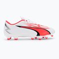 Vyriški futbolo bateliai PUMA Ultra Play FG/AG puma white/puma black/fire orchid 2
