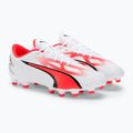 Vyriški futbolo bateliai PUMA Ultra Play FG/AG puma white/puma black/fire orchid 4