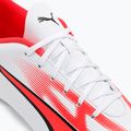 Vyriški futbolo bateliai PUMA Ultra Play FG/AG puma white/puma black/fire orchid 8