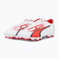 Vyriški futbolo bateliai PUMA Ultra Play FG/AG puma white/puma black/fire orchid 12