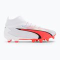 Vyriški futbolo bateliai PUMA Ultra Pro FG/AG puma white/puma black/fire orchid 2