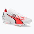 Vyriški futbolo bateliai PUMA Ultra Match MXSG puma white/puma black/fire orchid