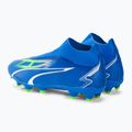Vyriški futbolo bateliai PUMA Ultra Match+ Ll FG/AG ultra blue/puma white/pro green 3