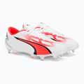 Vyriški futbolo bateliai PUMA Ultra Play MXSG puma white/puma black/fire orchid 4