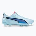 Vyriški futbolo bateliai PUMA King Ultimate FG/AG silver sky/puma black/fire orchid 2