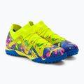 Vaikiški futbolo bateliai PUMA Future Match Energy TT + Mid Jr ultra blue/yellow alert/luminous pink 4