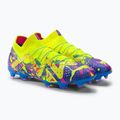 Vyriški futbolo bateliai PUMA Future Ultimate Energy FG/AG ultra blue/yellow alert/luminous pink 4