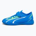 Vaikiški futbolo bateliai PUMA Ultra Play IT V Jr ultra blue/puma white/pro green 7