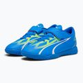 Vaikiški futbolo bateliai PUMA Ultra Play IT V Jr ultra blue/puma white/pro green 8