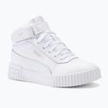 Vaikiški batai PUMA Carina 2.0 Mid Fur puma white/sedate gray