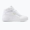 Vaikiški batai PUMA Carina 2.0 Mid Fur puma white/sedate gray 2