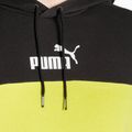 Vyriškas džemperis PUMA ESS+ Block Hoodie TR puma black/lime sheen 3