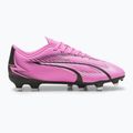 Vaikiški futbolo batai PUMA Ultra Play FG/AG Jr poison pink/puma white/puma black 9