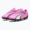 Vaikiški futbolo batai PUMA Ultra Play FG/AG Jr poison pink/puma white/puma black 10