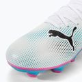 Vaikiški futbolo batai PUMA Future 7 Play FG/AG puma white/puma black/poison pink 7