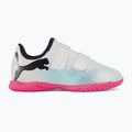 Vaikiški futbolo batai PUMA Future 7 Play IT V puma white/puma black/poison pink 2