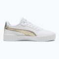 Moteriški batai PUMA Carina 2.0 Metallic Shine puma white/puma gold/puma silver 10