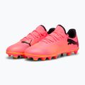 Vaikiški futbolo batai PUMA Future 7 Play FG/AG Jr sunset glow/puma black/sun stream 10