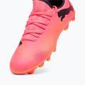 Vaikiški futbolo batai PUMA Future 7 Play FG/AG Jr sunset glow/puma black/sun stream 12