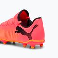 Vaikiški futbolo batai PUMA Future 7 Play FG/AG Jr sunset glow/puma black/sun stream 13