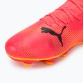 Vaikiški futbolo batai PUMA Future 7 Play FG/AG Jr sunset glow/puma black/sun stream 7