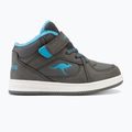 Vaikiški batai KangaROOS K-CPI Kalino Mid EV steel grey / sky 2
