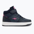 Vaikiški batai KangaROOS K-CP Bound Mid EV dark navy/daisy pink 2