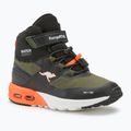 Vaikiški batai KangaROOS KX-Toke Mid EV military green / neon orange