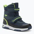 Paauglių sniego batai KangaROOS K-MJ Camp V RTX dk navy / lime