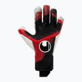 Uhlsport Powerline Supergrip+ Flex vartininko pirštinės juoda/raudona/balta