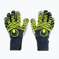 Vartininko pirštinės uhlsport Prediction Supergrip + HN navy/white/fluo yellow