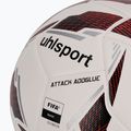 Futbolo kamuolys uhlsport Attack Addglue white/black/fluo red dydis 5 3