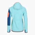 Moteriška softshell striukė ORTOVOX Berrino su gobtuvu mėlyna 6027700007 2