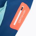 Moteriška softshell striukė ORTOVOX Berrino su gobtuvu mėlyna 6027700007 3