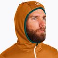 Vyriški sportiniai marškinėliai Ortovox Fleece Grid Hoody brown 87211 4