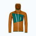 Vyriški sportiniai marškinėliai Ortovox Fleece Grid Hoody brown 87211 9