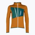 Vyriški sportiniai marškinėliai Ortovox Fleece Grid Hoody brown 87211 5