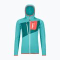 ORTOVOX Fleece Grid Hoody Turquoise 8720100036
