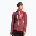 Moteriški trekingo džemperiai ORTOVOX Fleece Grid Hoody red 87201