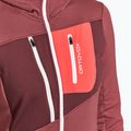 Moteriški trekingo džemperiai ORTOVOX Fleece Grid Hoody red 87201 5