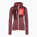 Moteriški trekingo džemperiai ORTOVOX Fleece Grid Hoody red 87201 6