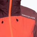 Moteriška ORTOVOX Westalpen 3L Šviesiai oranžinės ir bordo spalvos lietpaltis 7021200018 3