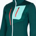 Moteriški sportiniai marškinėliai Ortovox Fleece Grid Hoody dark pacific 87201 3
